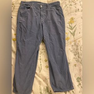 American Eagle Corduroy Blue Mom Jeans